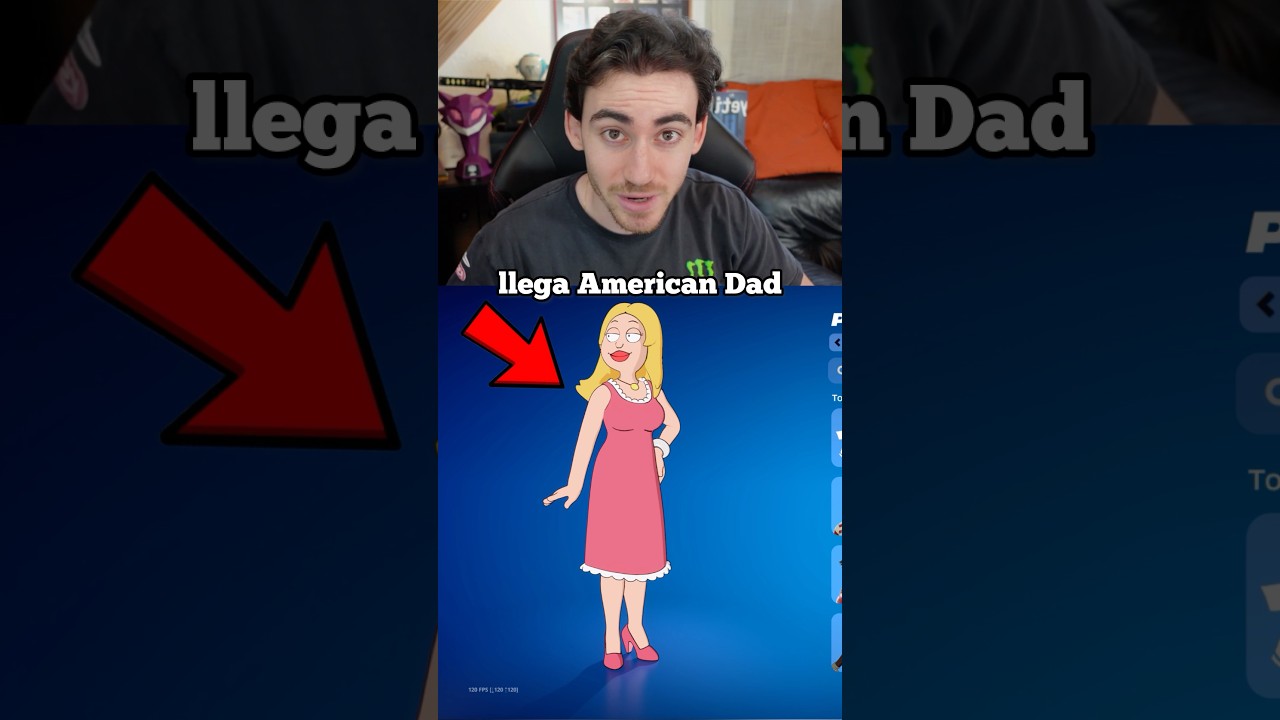 AMERICAN DAD X FORTNITE🤩 #epicpartner