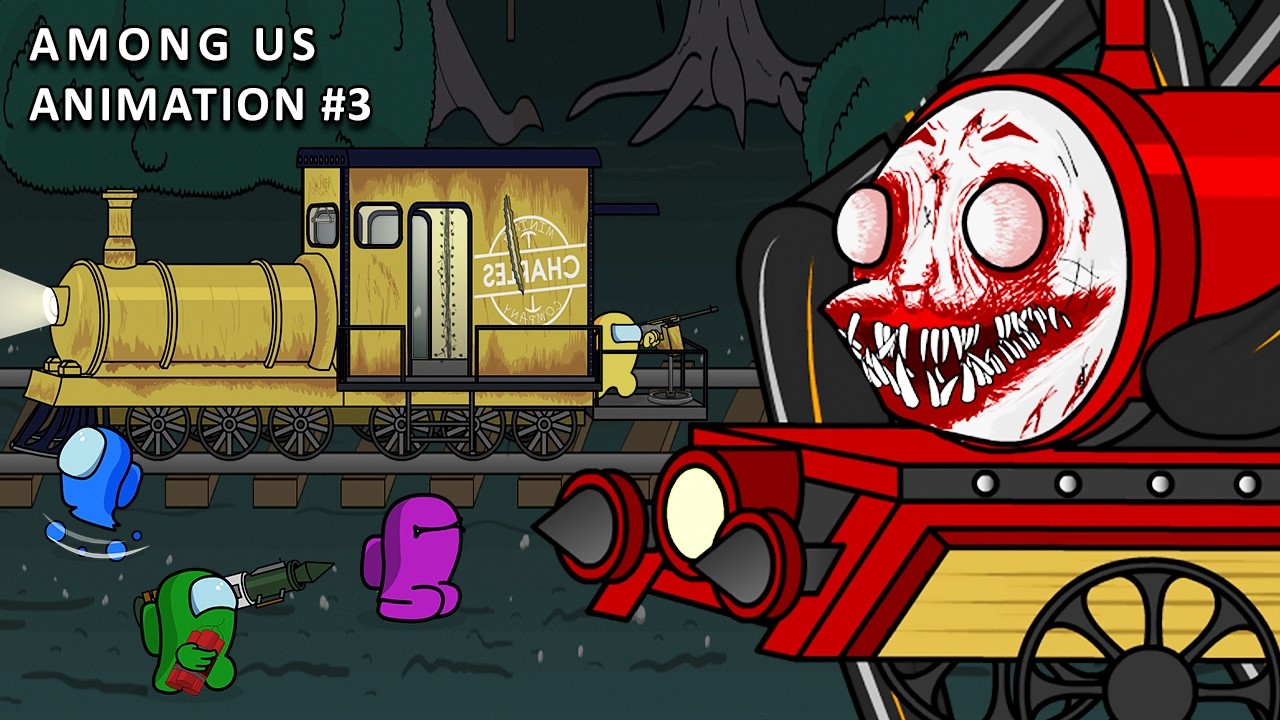 Among Us vs Choo Choo Charles! 🎮 Toonz Animation