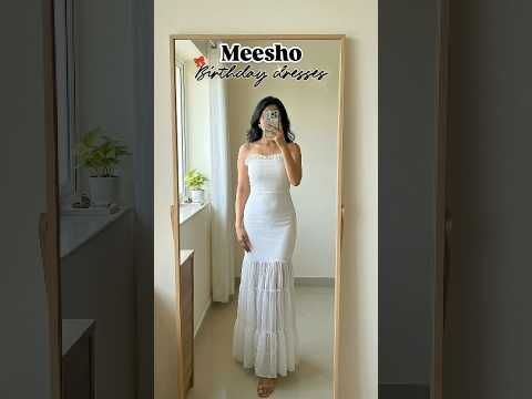 Birthday dresses ft.@Meesho🎀#shorts #youtubeshorts #meesho #birthdaydress #partywear #dress #yt