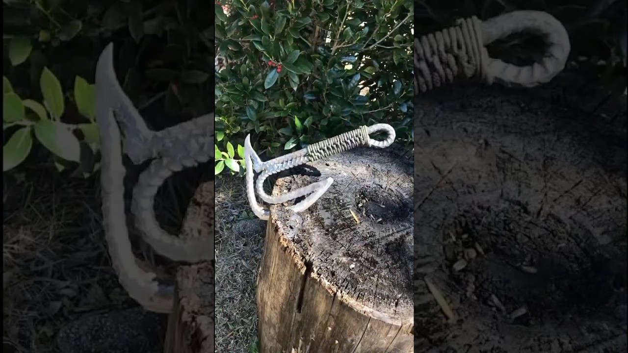 Forging an axe out of old rebar! #blacksmith #bladesmith #forging #tools #recycle #diy