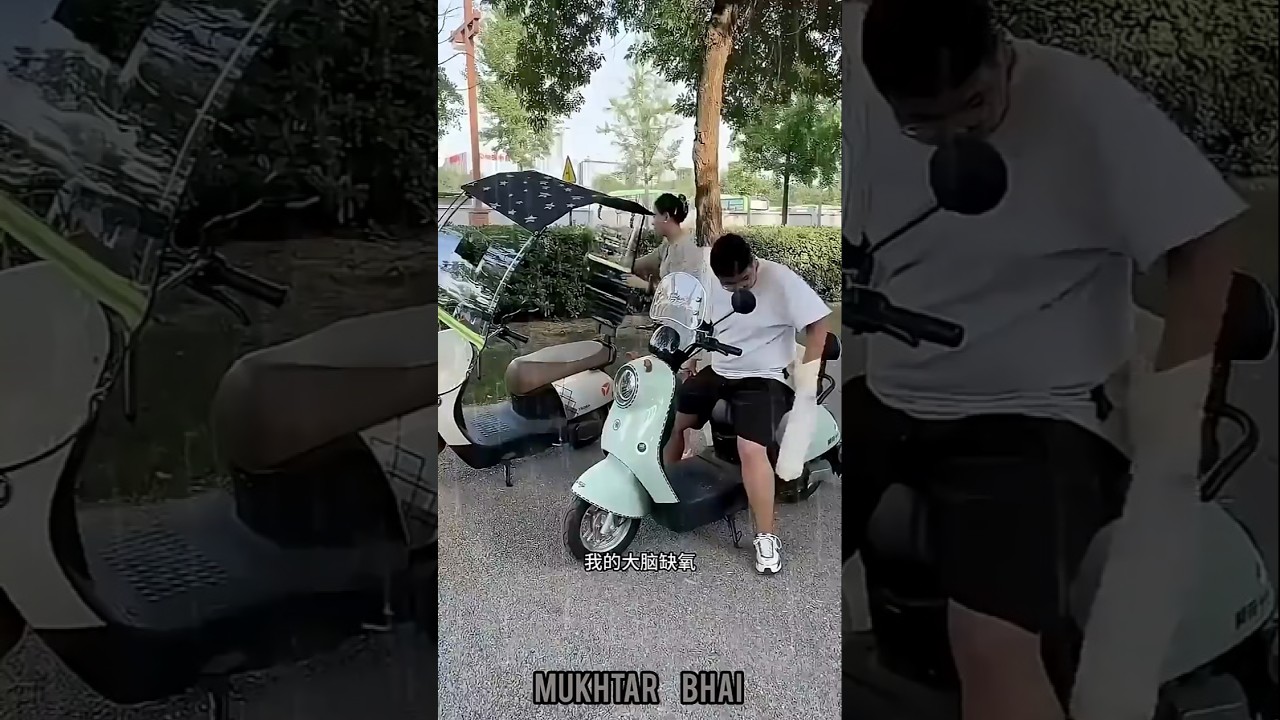 Smart Car vs Old-School Raincoat! 🌧️😱 Who Wins?