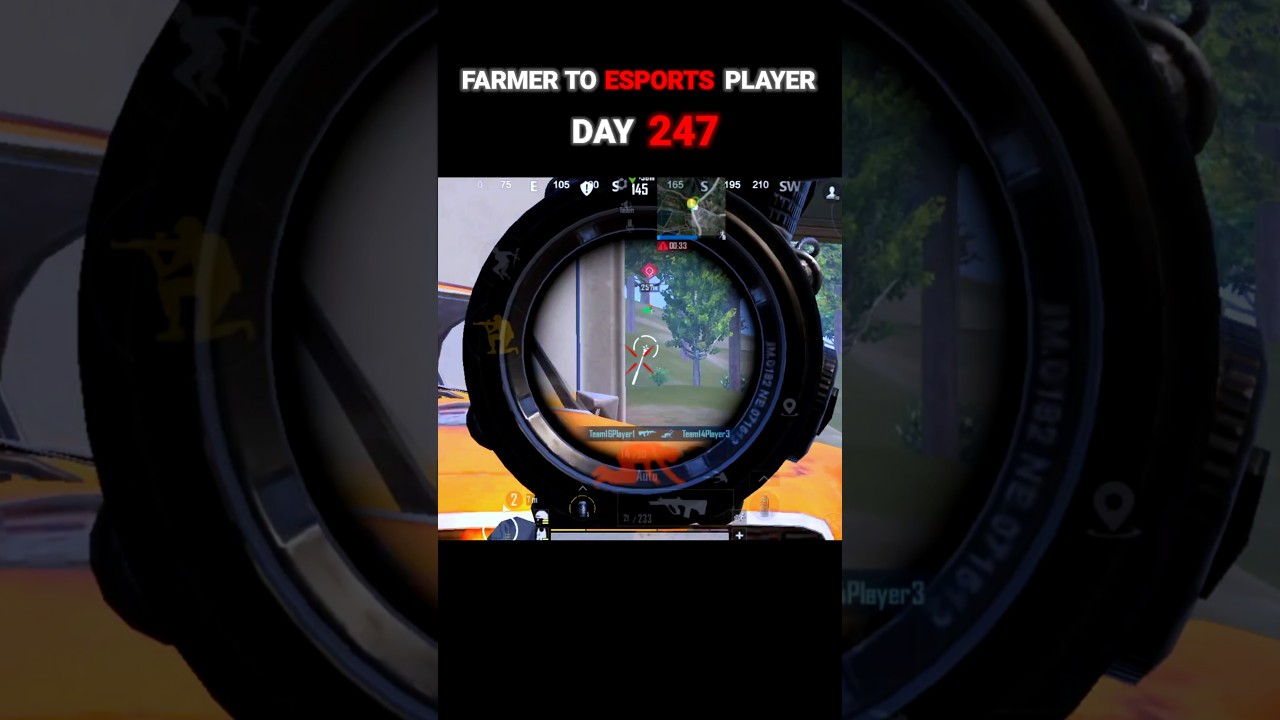 FARMER TO ESPORTS PLAYER DAY 247 | #bgmi #pubg #bgis #pubgmobile #esports
