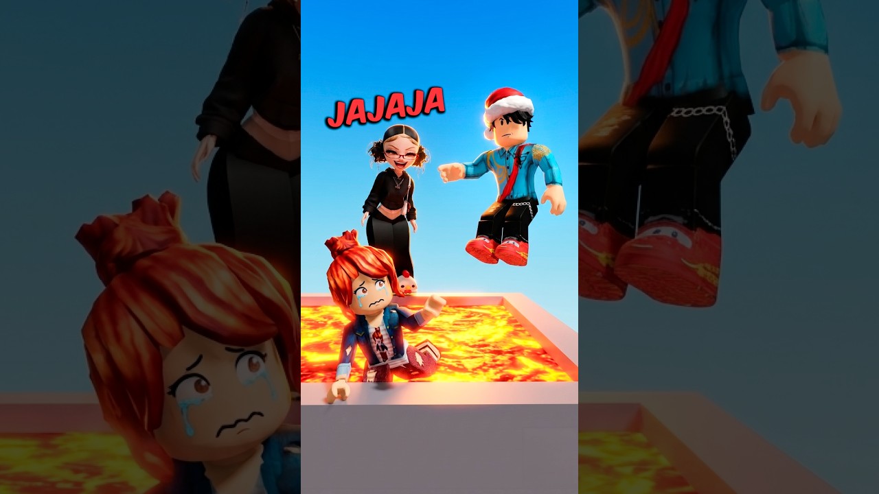 LIBERÉ A MI AMIGA DE LAVA, PERO TERMINÓ MAL 😭 #roblox #brookhaven #robloxbrookhaven