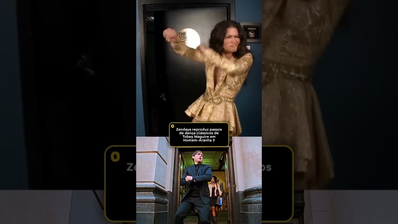 Zendaya fez a clássica dancinha do Tobey em Homem-Aranha 3