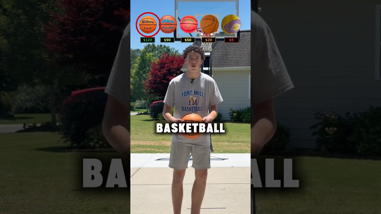 Every shot, the balls get cheaper! ☹️🏀 #shorts #basketball