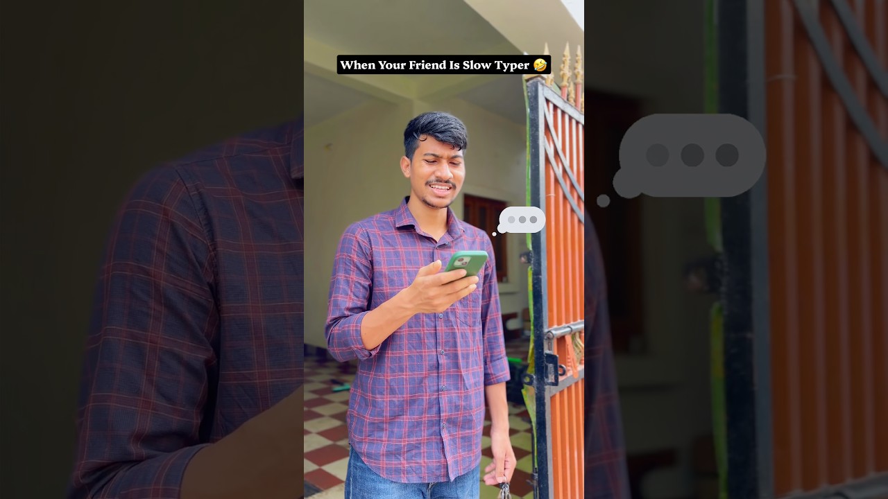 When Your Friend Is Slow Typer 🤣#shorts #funny #comedy #comedyshorts