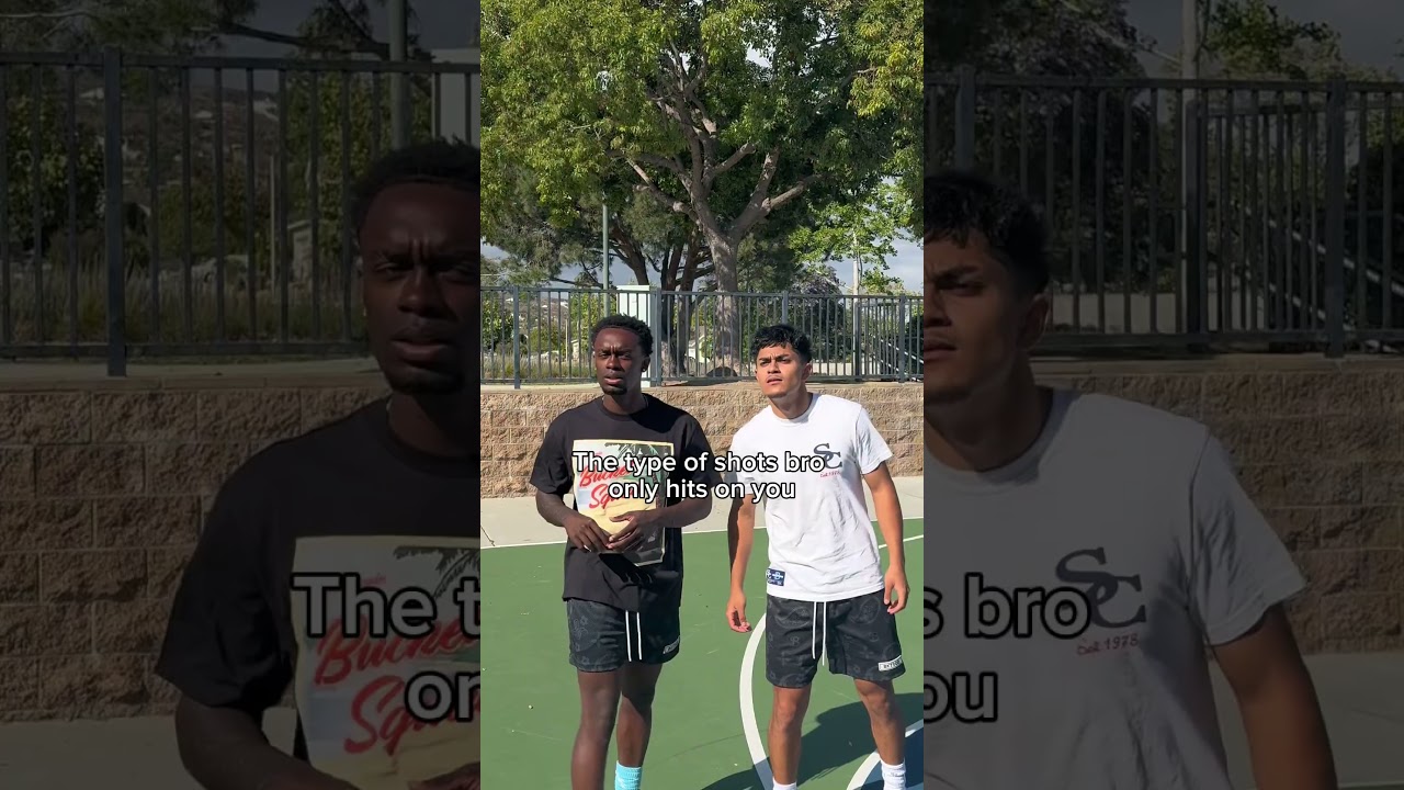 LIKE HOW DID THAT EVEN GO IN 🤯 #bktsqd #basketball #funny #crazyshot #bucketsquad