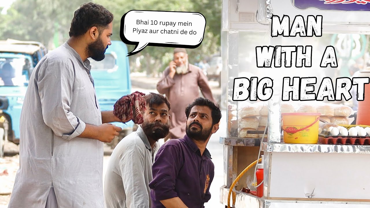 Poor Man Asking Food Without Money