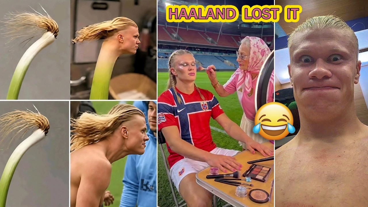 Haaland Reacts to His Funniest Memes 😂 The Onion Video Had Him Crying!