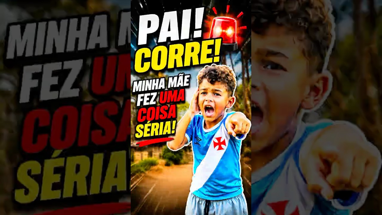 Pai corre a mãe fez uma coisa muito grave #shorts  #humor