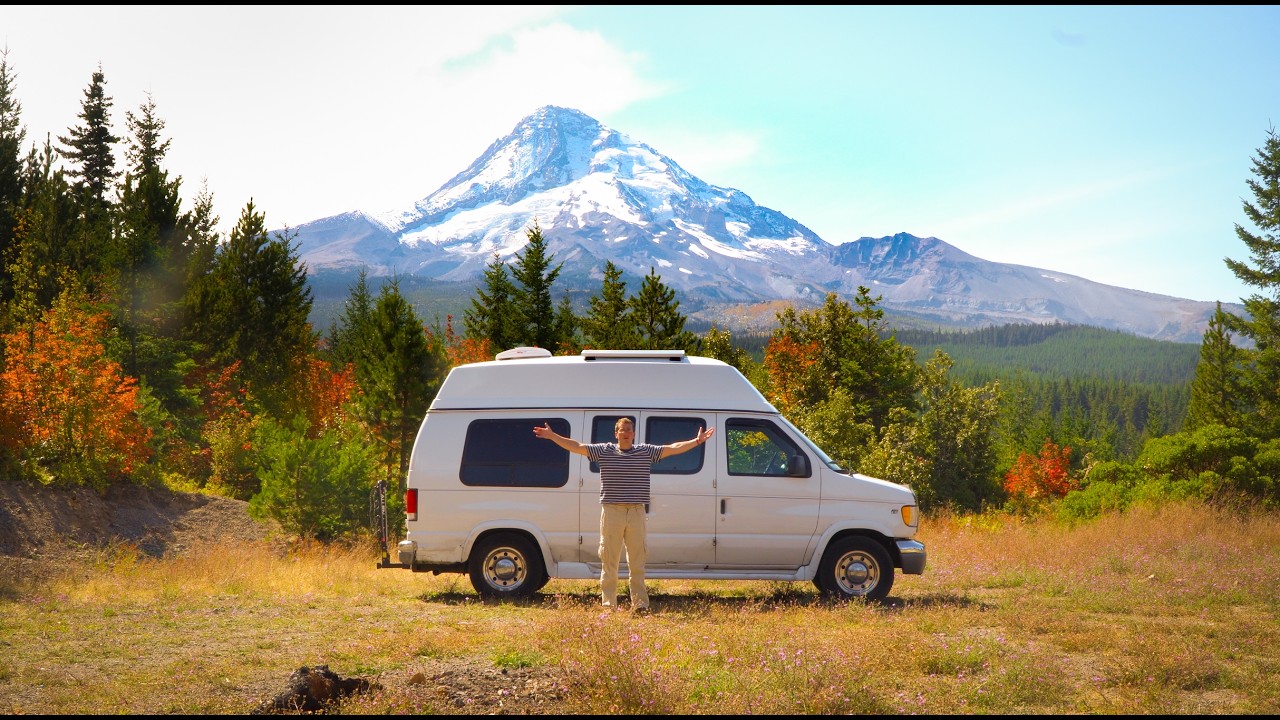 Cozy Fall Vanlife Camping in Oregon (Mt. Hood)