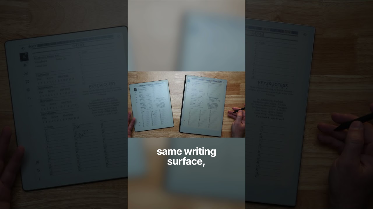 Are these two paper tablets actually identical?