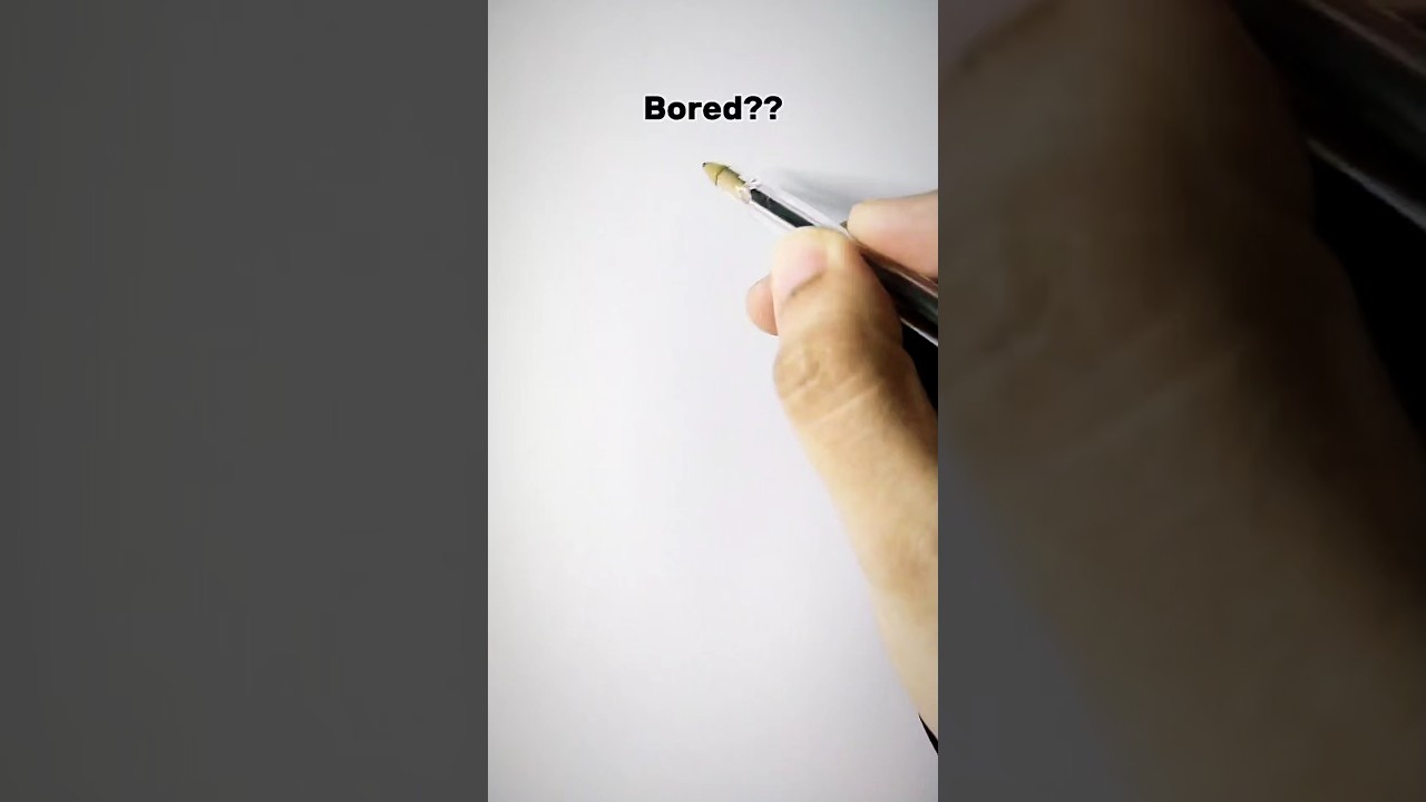 Simple Things to Draw When Bored #art #simple #drawing #fyp #tutorial #shorts
