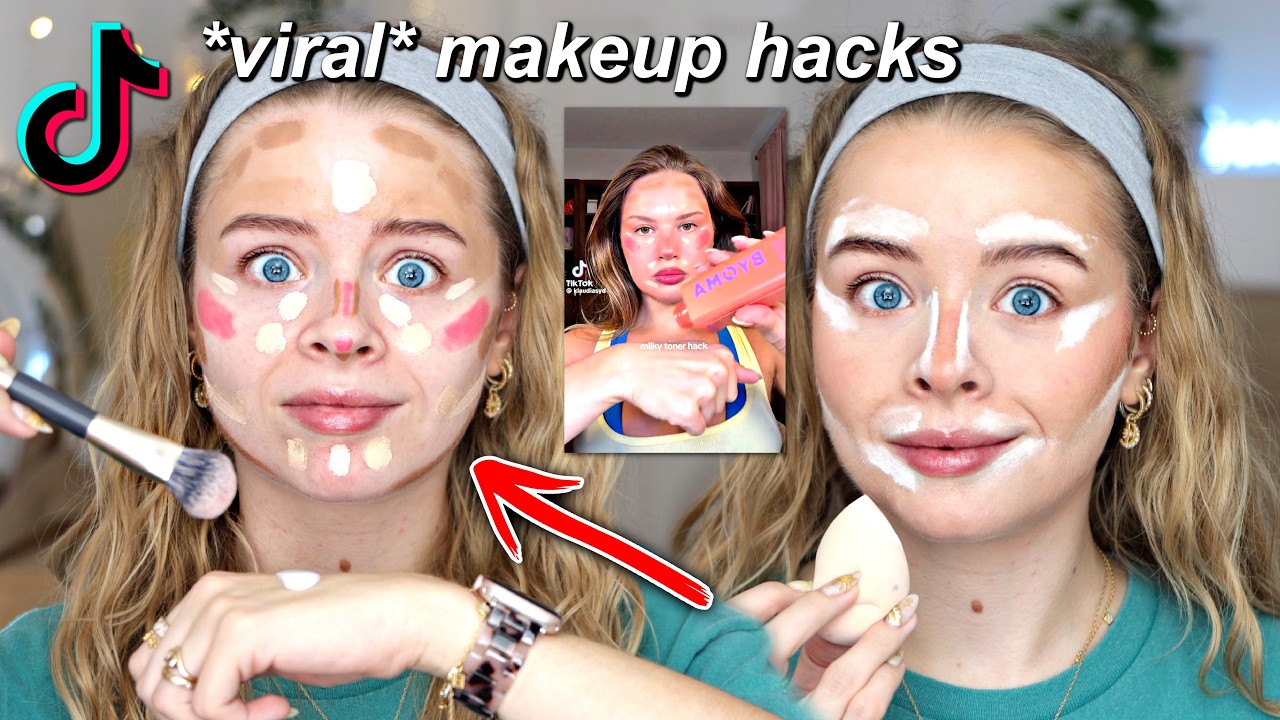 Testing viral tiktok MAKEUP HACKS 👀🤔 Do they actually work? September 2026