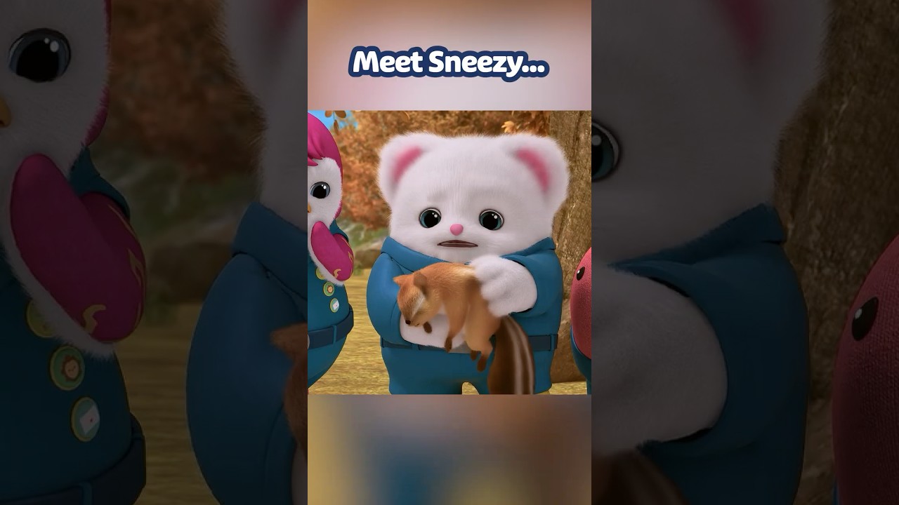Can the Forest Friends help Sneezy? #squirrel #shorts #badanamu #stories #animation