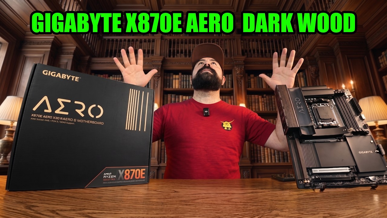 Gigabyte X870E AERO X3D DARK WOOD: La Motherboard AM5 Más Elegante - DrogaDigital