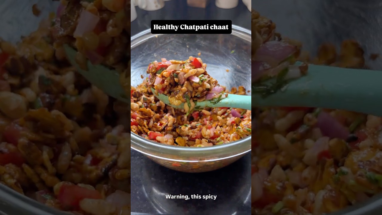 Healthy Chatpati Chaat Recipe #shorts #shortvideo