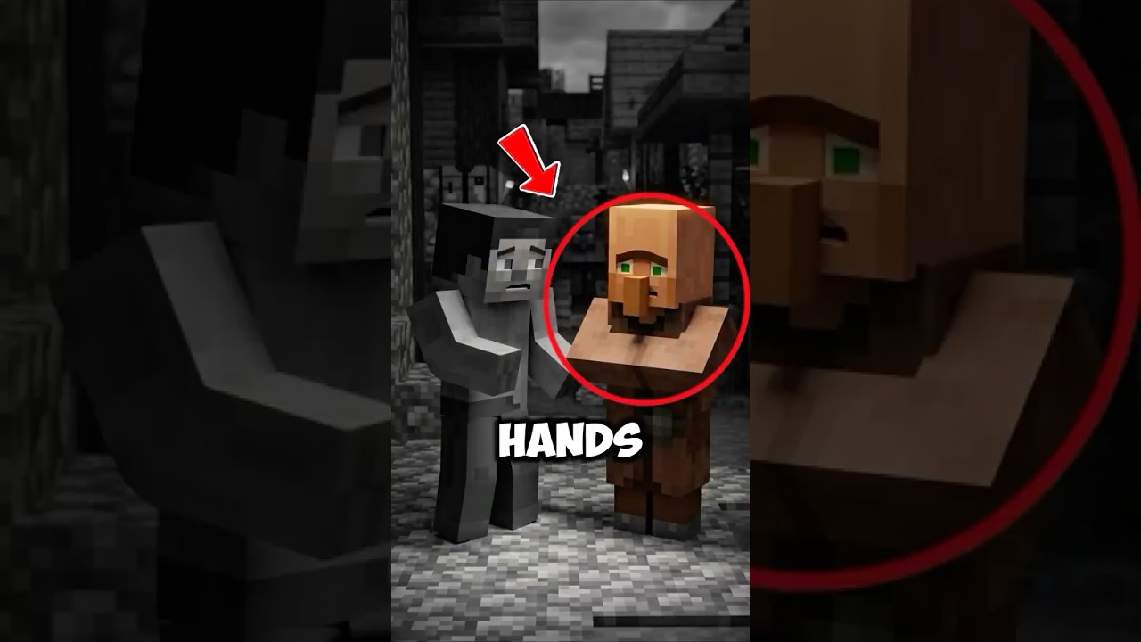 Why Do Minecraft Villagers Hide Their Hands? 😨 | Minecraft Theory