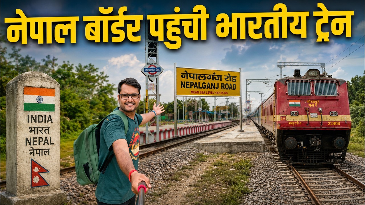 First Broad Gauge Train to India Nepal Border Nepalganj