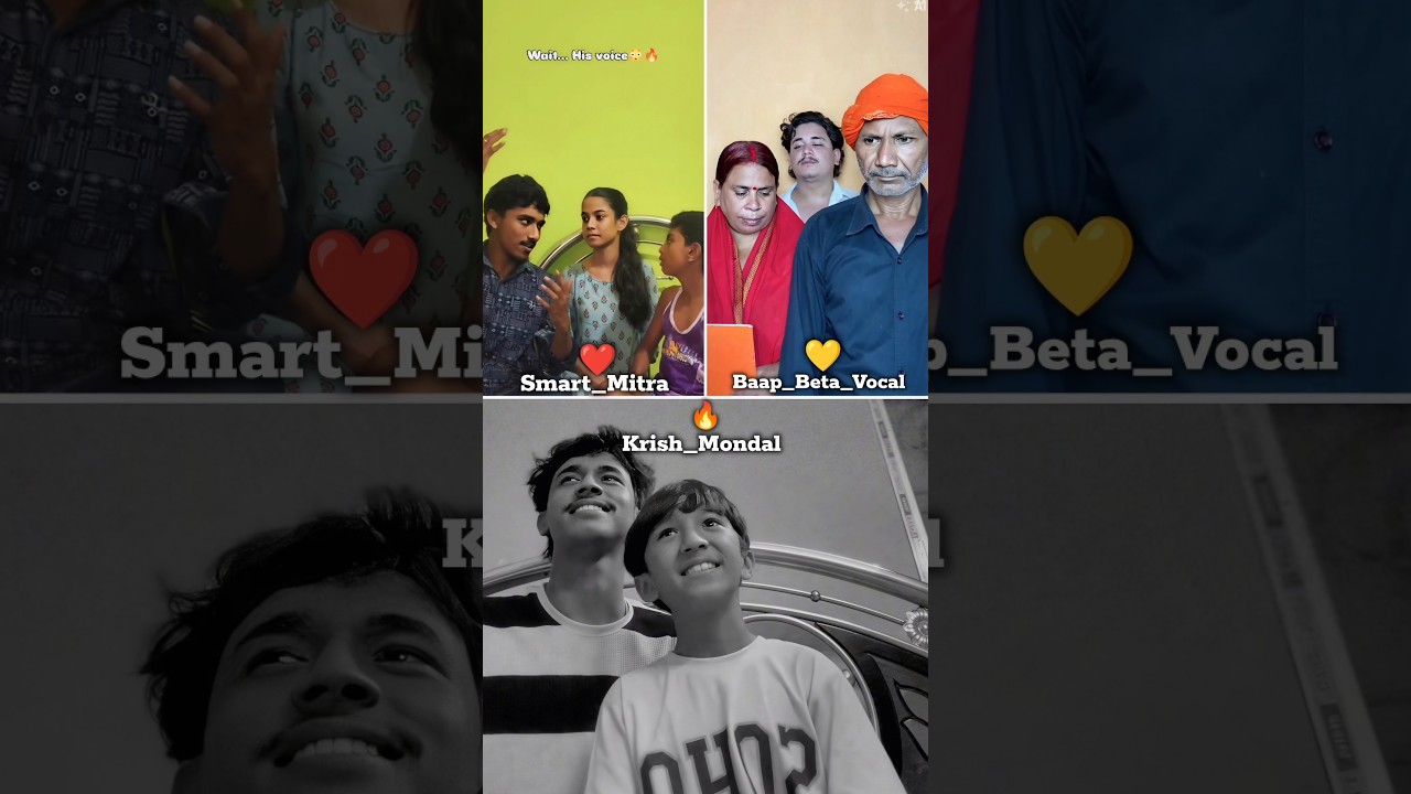 Parvati 🥰 | Smart Mitra X Baap Beta Vocal X Krish Mondal X SK OFFICIAL 1OOK #fyp #singing #shorts