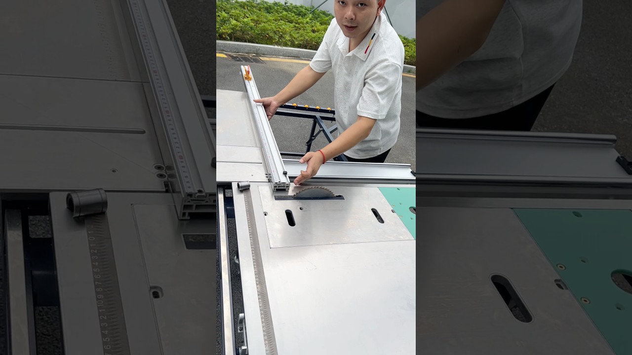 4,800W Brushless Power in a Portable Sliding Table Saw #woodworking #diy #slidingtablesaw