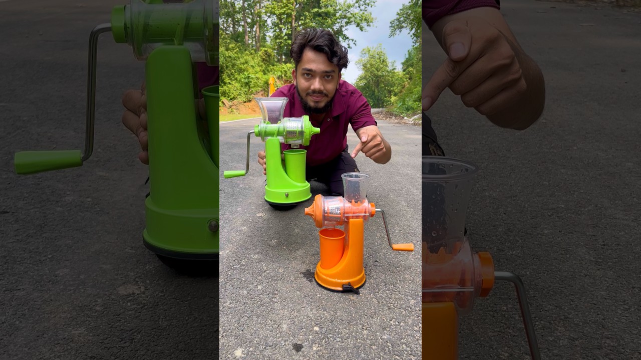 Noya 2 Ta Hand Press Juicer Machine Unboxing & Testing 😍