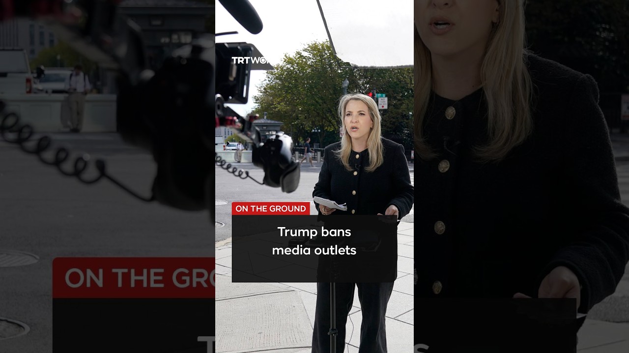 US President bans three outlets from White House