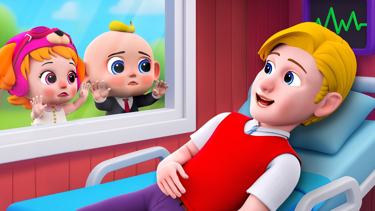 Oh No Daddy Got Sick! | When Dad Is Away Song | Funny Nursery Rhymes & More Kids Songs | PIB Story