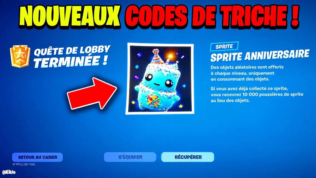 Voici TOUT les NOUVEAUX CODES DE TRICHE D'AUJOURD'HUI !! (skin gratuit + v-bucks)
