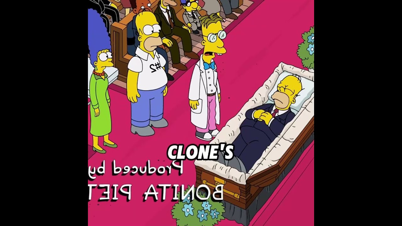 Do you know how Homer died unexpectedly? #simpsons #thesimpsons #cartoon #shortsfeed
