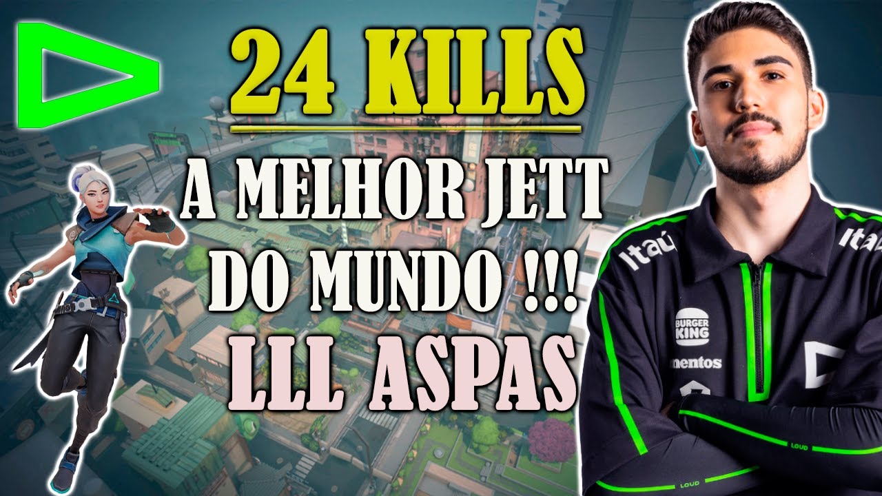 LOUD ASPAS: A Lenda de Jett! Amassando as Rankeds do NA em Split - Gameplay de Valorant