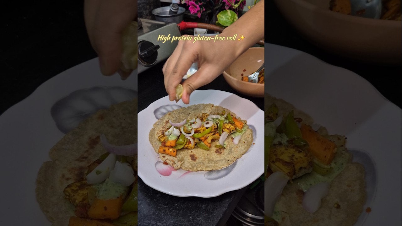 #paneerroll #recipe #healthyrecipes #balanceddiet #pcoddiet #pcos #protein #glutenfree #cleaneating