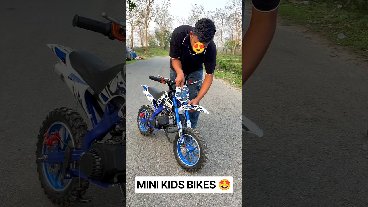 bacho ke school ke mini stunt bike 🥰😍 #shorts #dirtbike #minibike #motorcycle