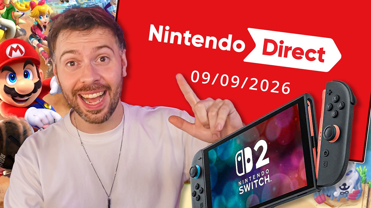 NINTENDO SWITCH 2 DIRECT 09/09/2026 - Newtiteuf - REACTION AU #NintendoDirect !