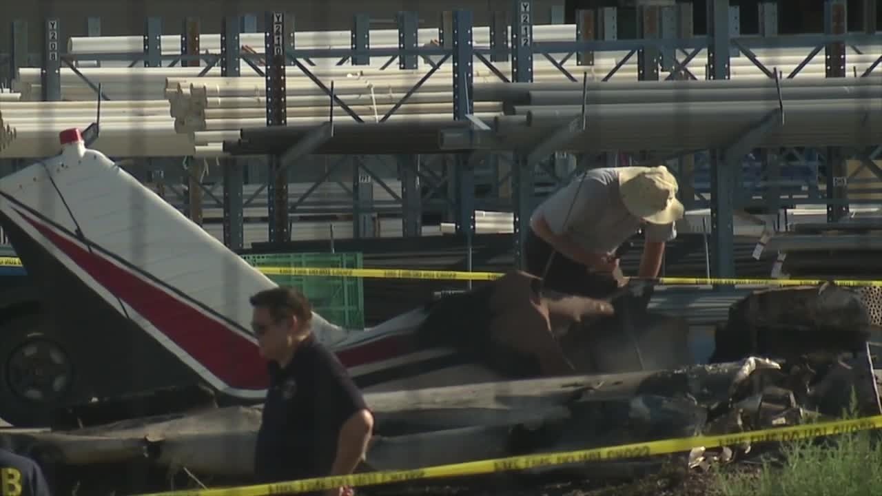 New dash camera video shows moment when small plane crashes in Chandler