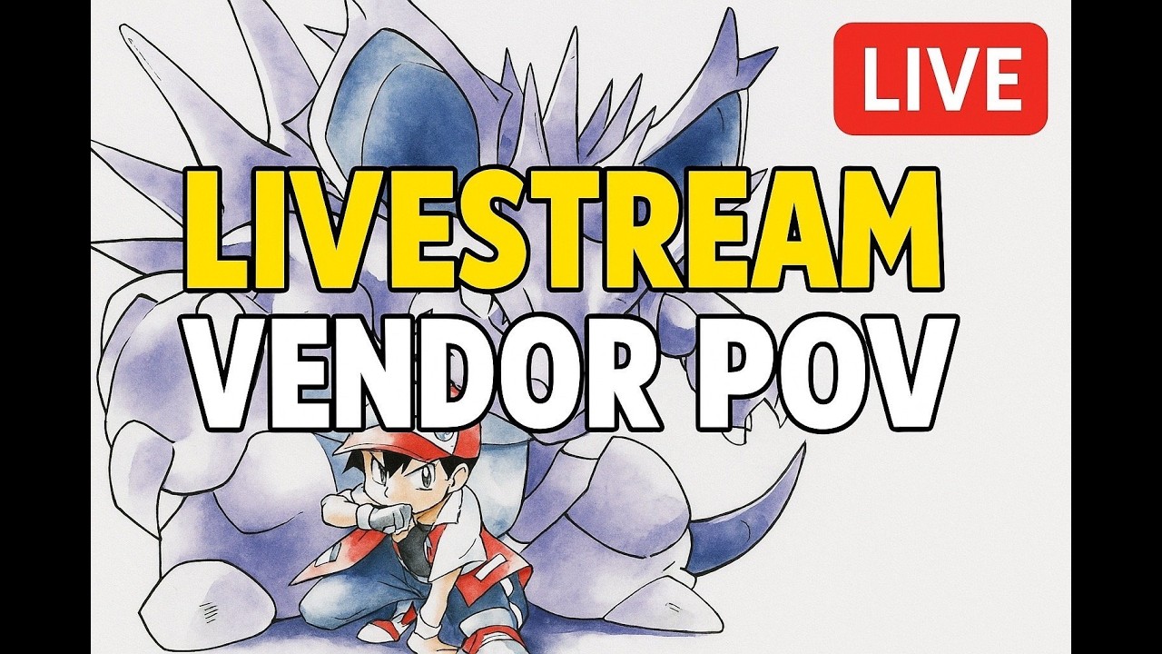 Trading Card Con Boston DAY 1 VENDOR POV LIVESTREAM