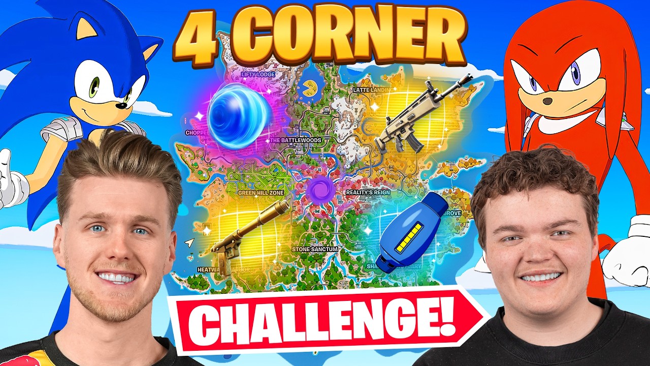 The 4 CORNER *Sonic* Challenge!