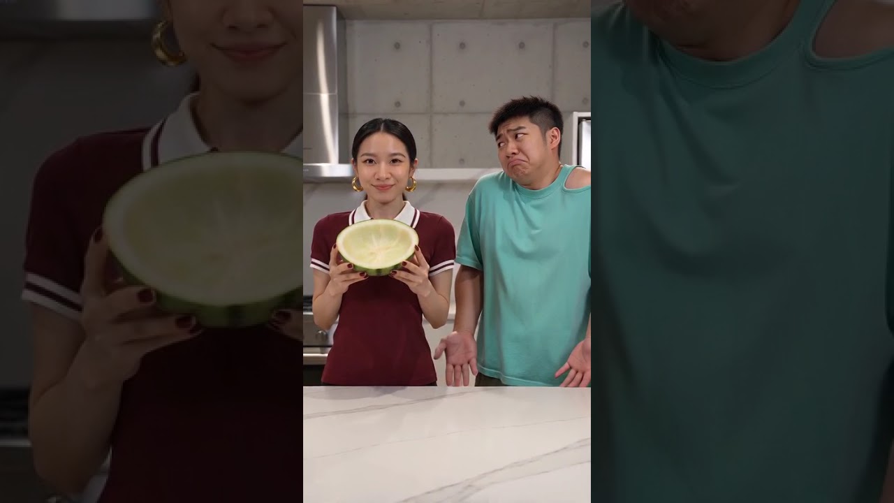 From a Watermelon Challenge to Monster Teeth! 💀🍉 #couplecomedy #funny #relationship #couple