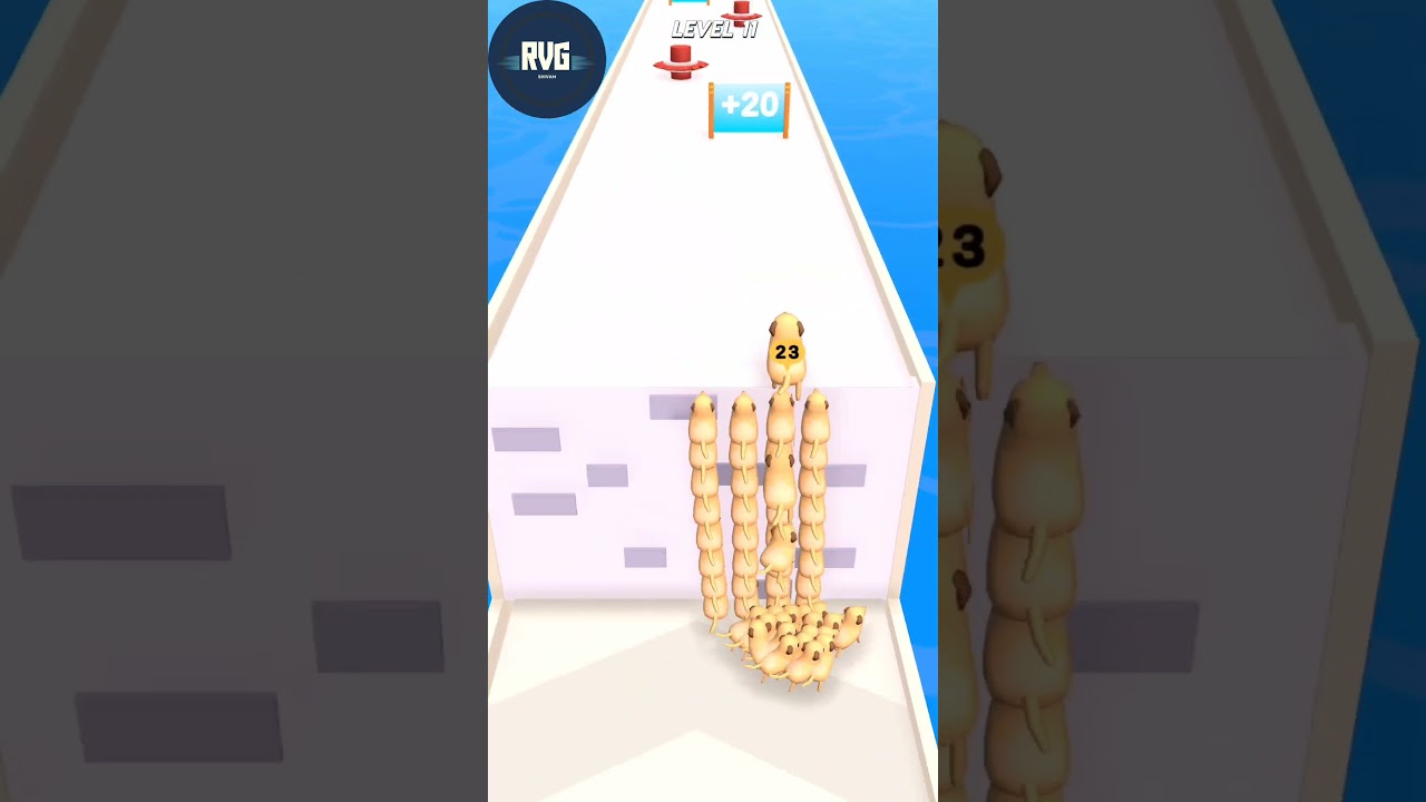 Dog Count Run Game Level 11 #funny