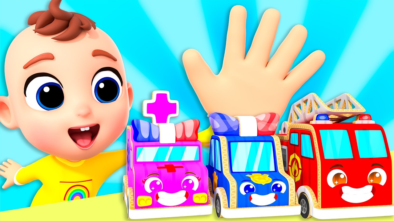 Rescue Vehicles Finger Family + MORE Tinytots Nursery Rhymes & Kids Songs