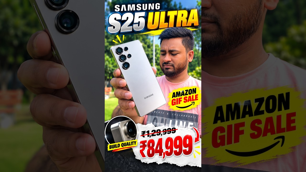 Samsung S25 Ultra at ₹84,999?! 😱 Build Quality is INSANE! 🔥 #shorts