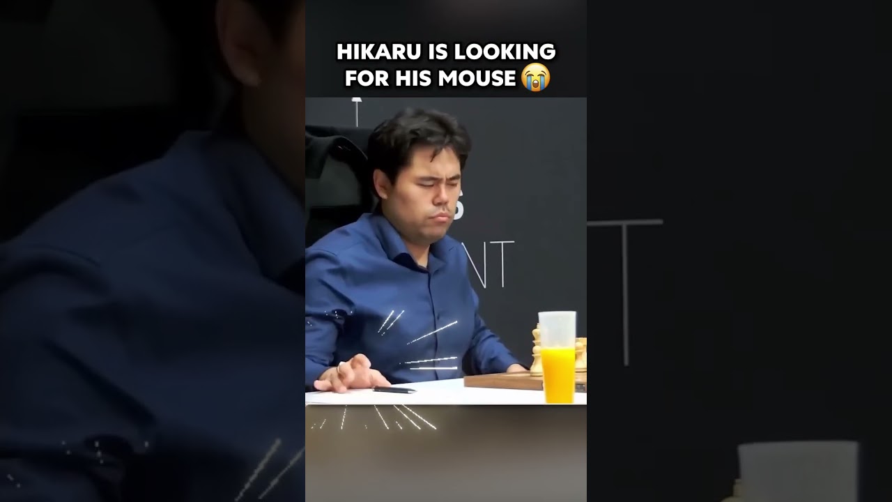 Hikaru Keeps Looking For His MOUSE At The Chess Board 😂