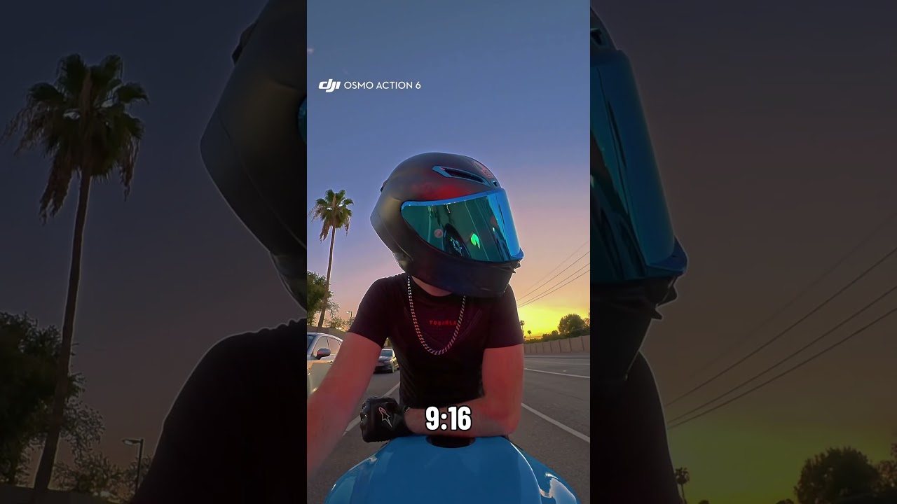SuperNight Mode is amazing 🤩 @osmo_global   #DJIOsmoAction6 #actioncamera #bikecamera