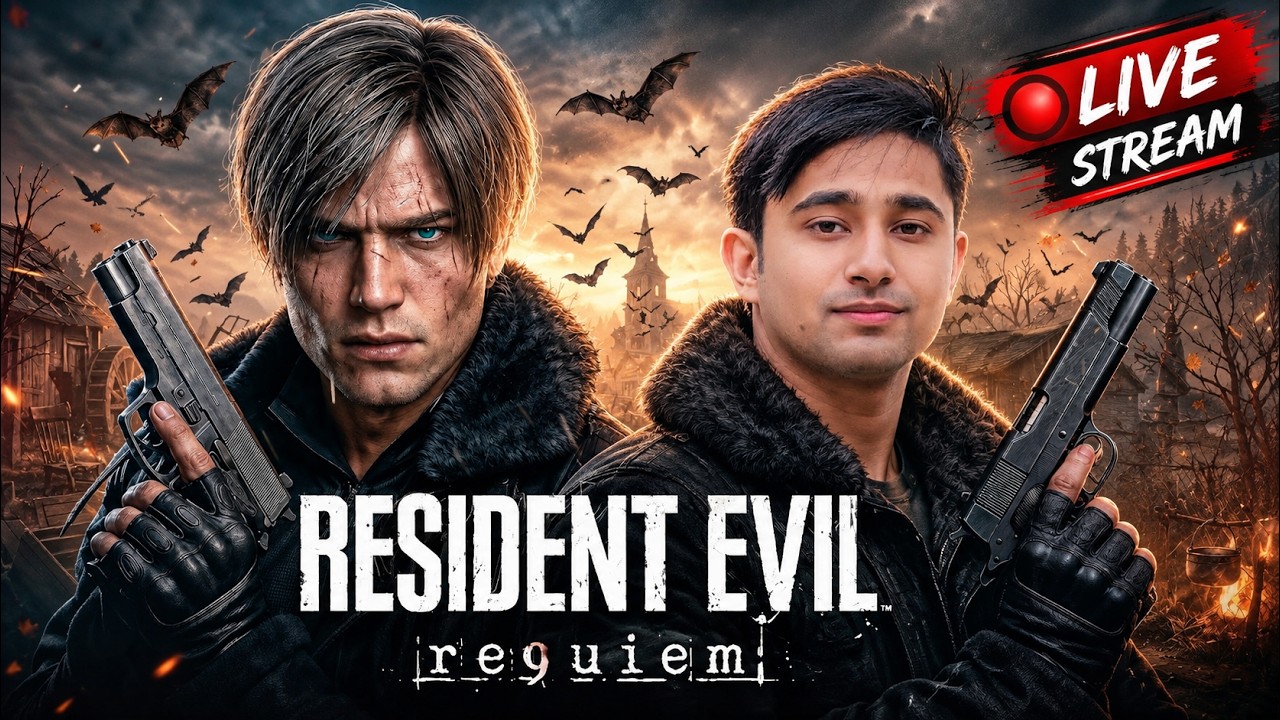 🔴 RESIDENT EVIL REQUIEM LIVE 🔥 | This Game Is TERRIFYING! 😱 Hindi Gameplay