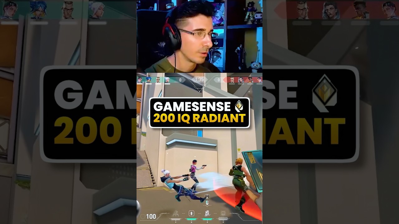 Gamesense de 1 Top Radiant (0 - 0) 🏆 gameplay valorant live stream highlights daily clips shorts
