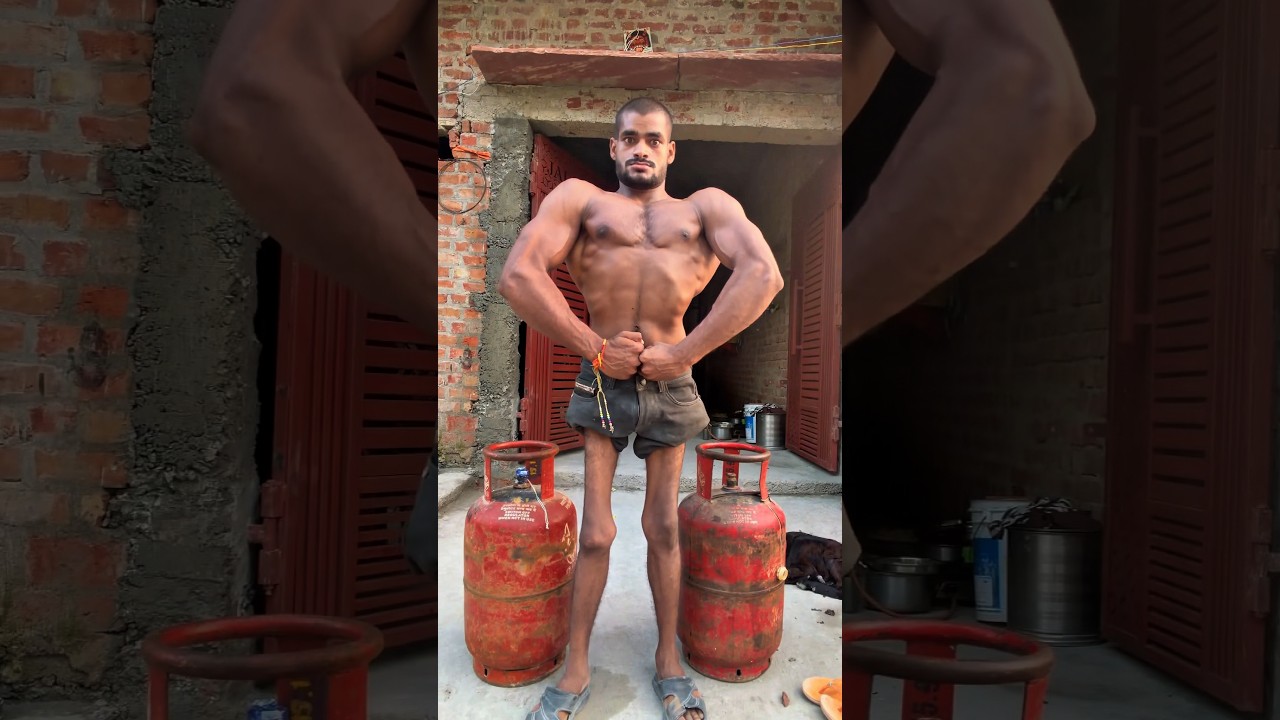 💪 विकलांग भाई के दमदार पुशअप 🏋️#subhashkingstar #trending #song #fitness #motivation #shortvideo