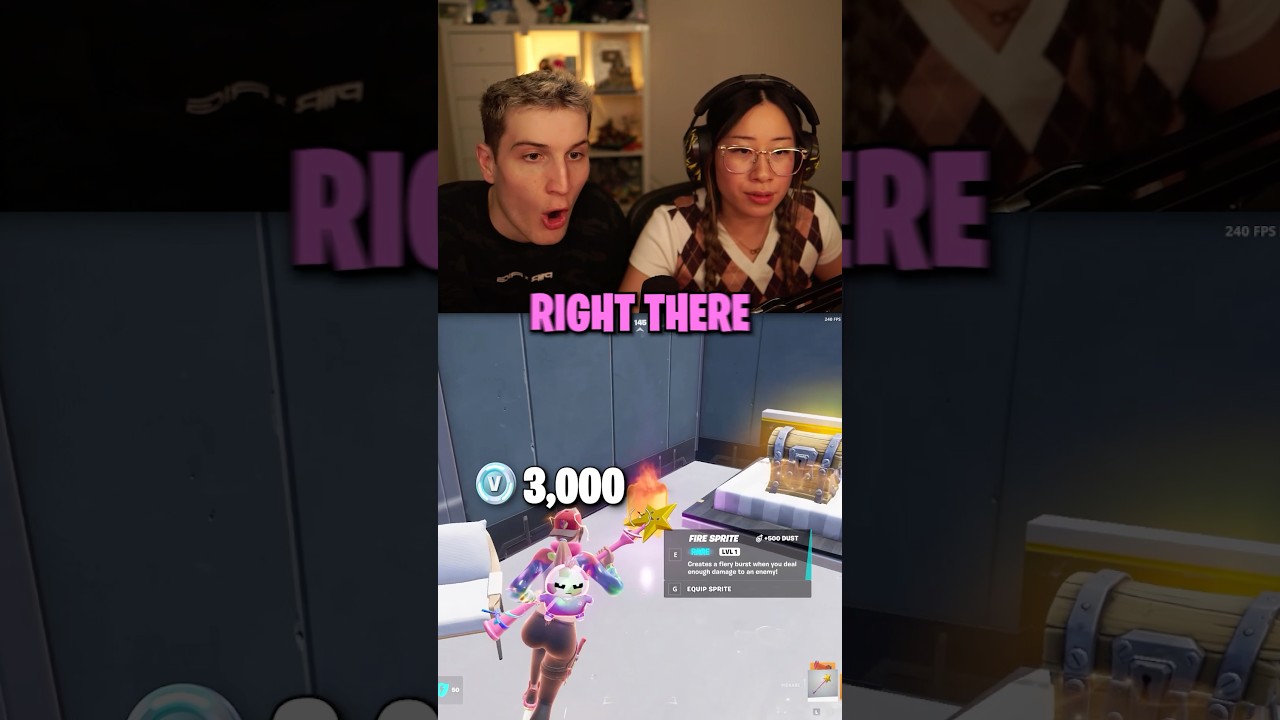 1 SPRITE = 1,000 VBUCKS