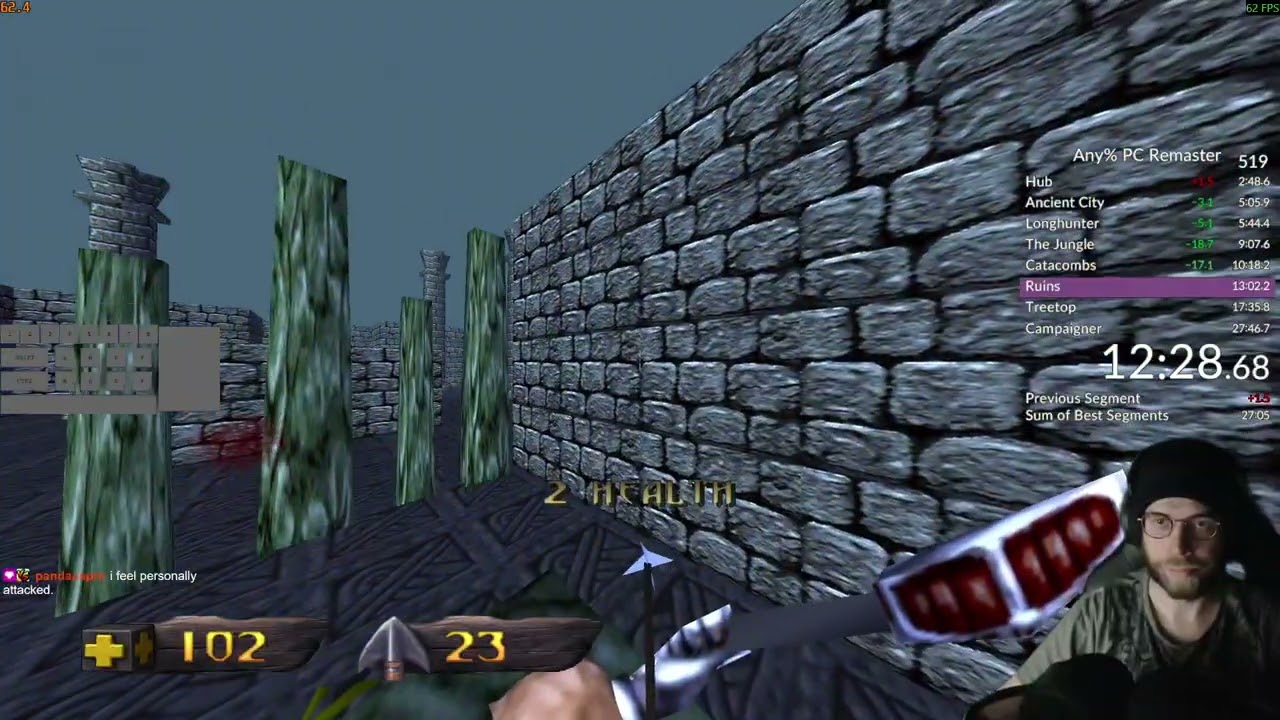 Any% Speedrun in 27:33.6 - Turok: Dinosaur Hunter