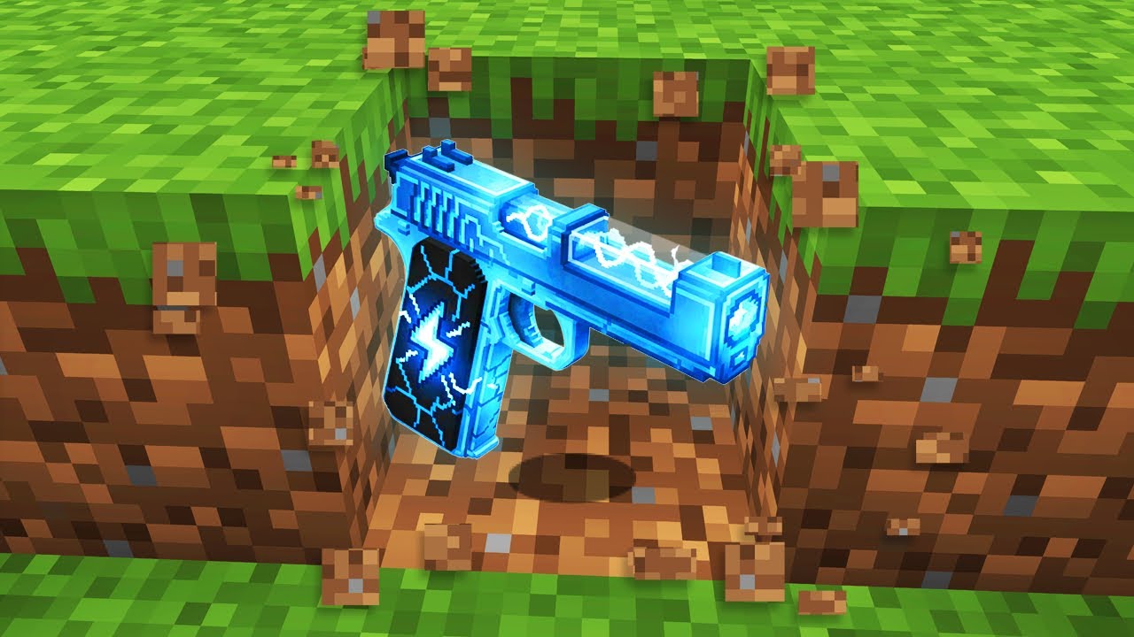 Minecraft, But Drops Are Mega Guns...