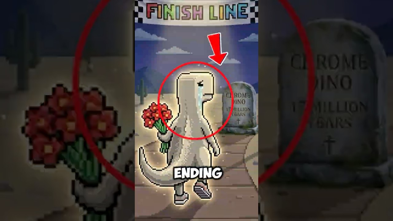 The Chrome Dino Has a SAD Ending… 💔🦖 | Google Dino Game Theory
